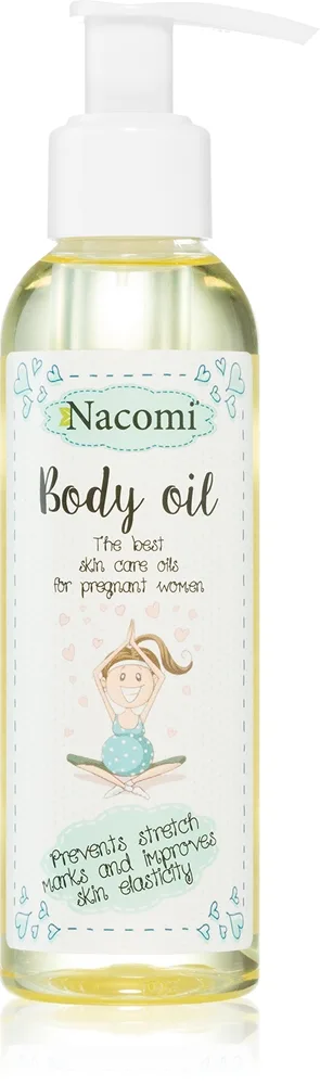Nacomi PREGNANCY FRIENDLY SKIN CARE Kroppsolja för gravida kvinnor 150 ml