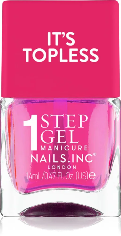 Nails Inc. It’s Topless Gel neglelak med længerevarende effekt Skygge Thea 14 ml