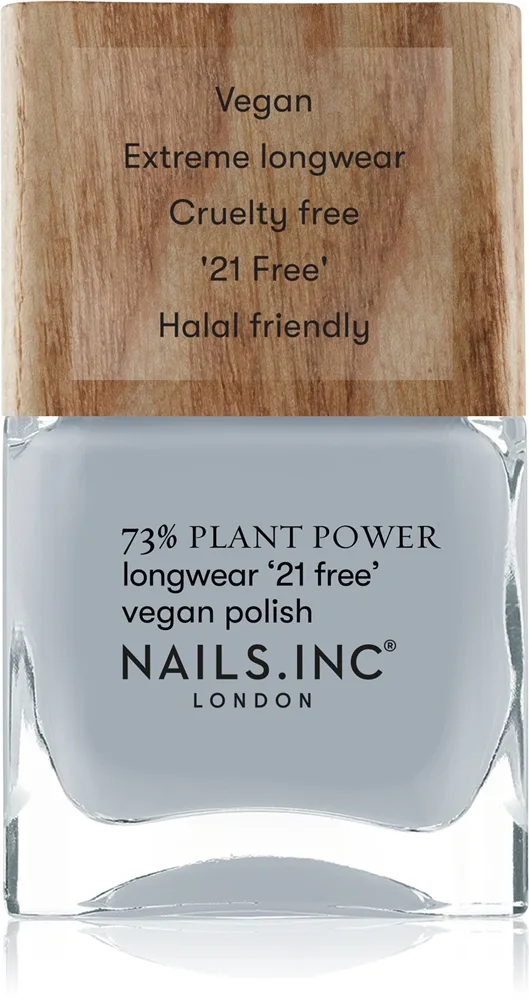 Nails Inc. Plant Power Langtidsholdbar neglelak Skygge Fresh Air Don't Care 14 ml