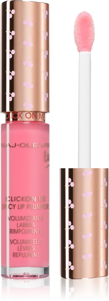 Naj Oleari Click on Me Spicy Lip Plumper Läppglans med volymeffekt för Kvinnor 01 Spicy Glam 5.5 ml