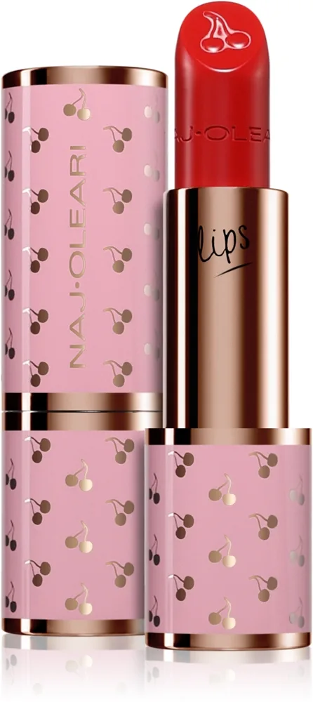 Naj Oleari Creamy Delight Lipstick voidemainen huulipuna naisille 14 Cherry Red 4.2 g