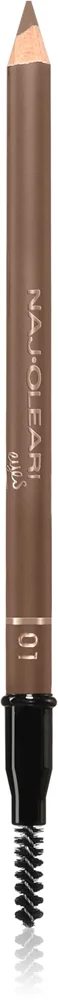 Naj Oleari Fill-in Brow Pencil Ögonbrynspenna med borste för Kvinnor 01 Blondes 1.1 g