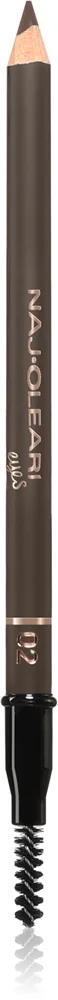Naj Oleari Fill-in Brow Pencil Ögonbrynspenna med borste för Kvinnor 02 Light Brown 1.1 g
