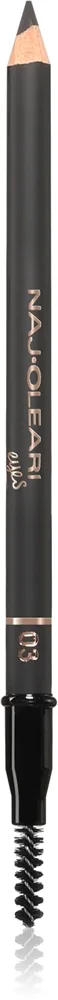 Naj Oleari Fill-in Brow Pencil Ögonbrynspenna med borste för Kvinnor 03 Dark Brown 1.1 g