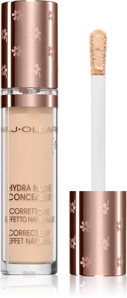 Naj Oleari Hydra Nude Concealer Flytande concealer med återfuktande effekt för Kvinnor 01 Ivory 4 ml