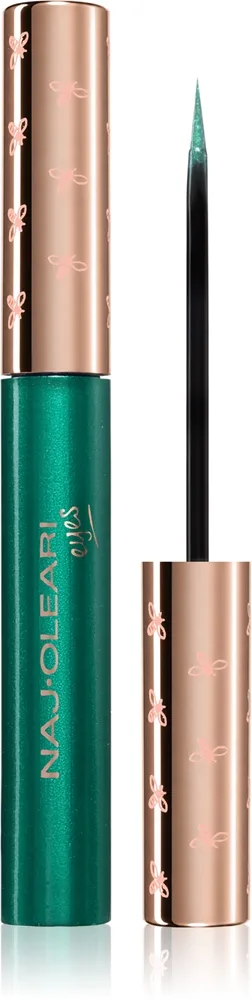 Naj Oleari Impeccable Eyeliner Flytande eyeliner för Kvinnor 03 Emerald Chrome 4 ml