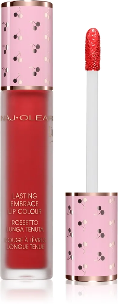 Naj Oleari Lasting Embrace Lip Colour Flytande läppstift för Kvinnor 08 Ruby Red 5 ml