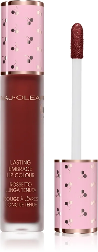 Naj Oleari Lasting Embrace Lip Colour Flytande läppstift för Kvinnor 10 Dark Burgundy 5 ml