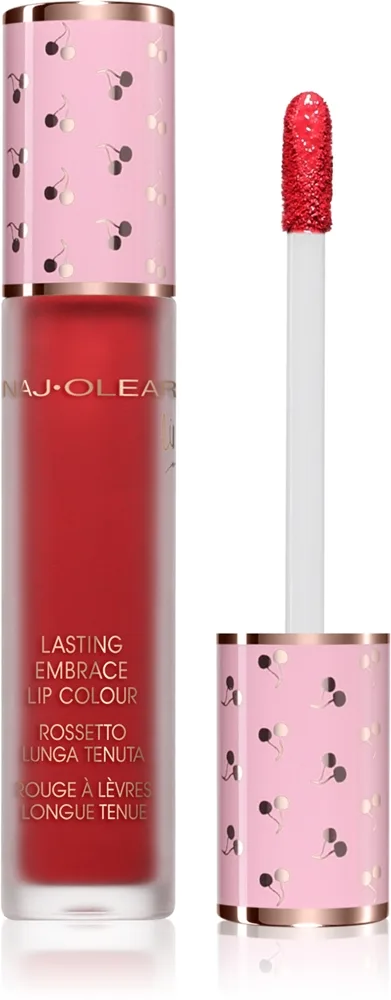 Naj Oleari Lasting Embrace Lip Colour Flytande läppstift för Kvinnor 12 Metalic Red 5 ml