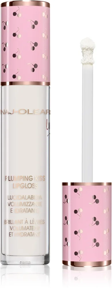 Naj Oleari Plumping Kiss Lip Gloss Fuktgivande och utfyllande läppglans för Kvinnor 00 Crystal 6 ml