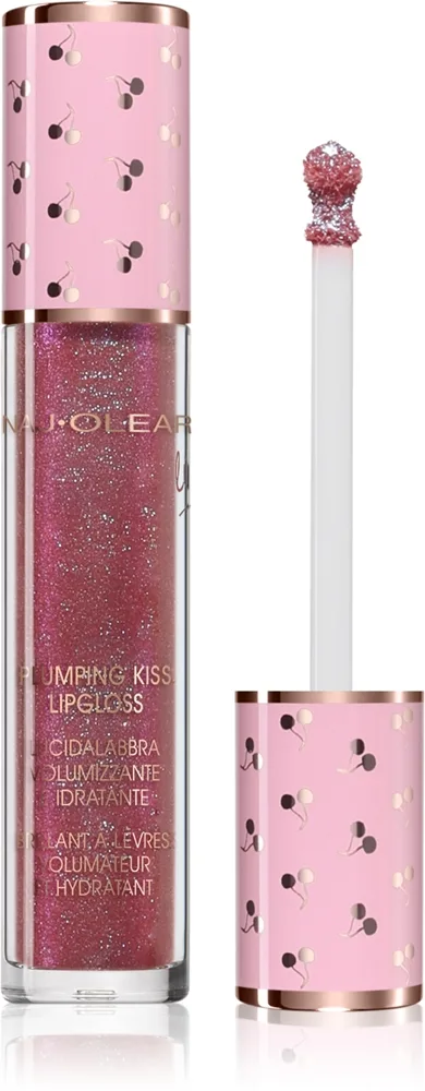 Naj Oleari Plumping Kiss Lip Gloss Fuktgivande och utfyllande läppglans för Kvinnor 12 Boreal Orchid 6 ml