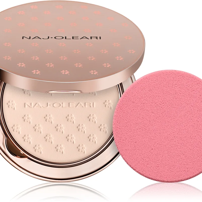 Naj Oleari Silk feel Wet & dry Powder Foundation Foundationkudde för Kvinnor 01 Ivory 9.5 g
