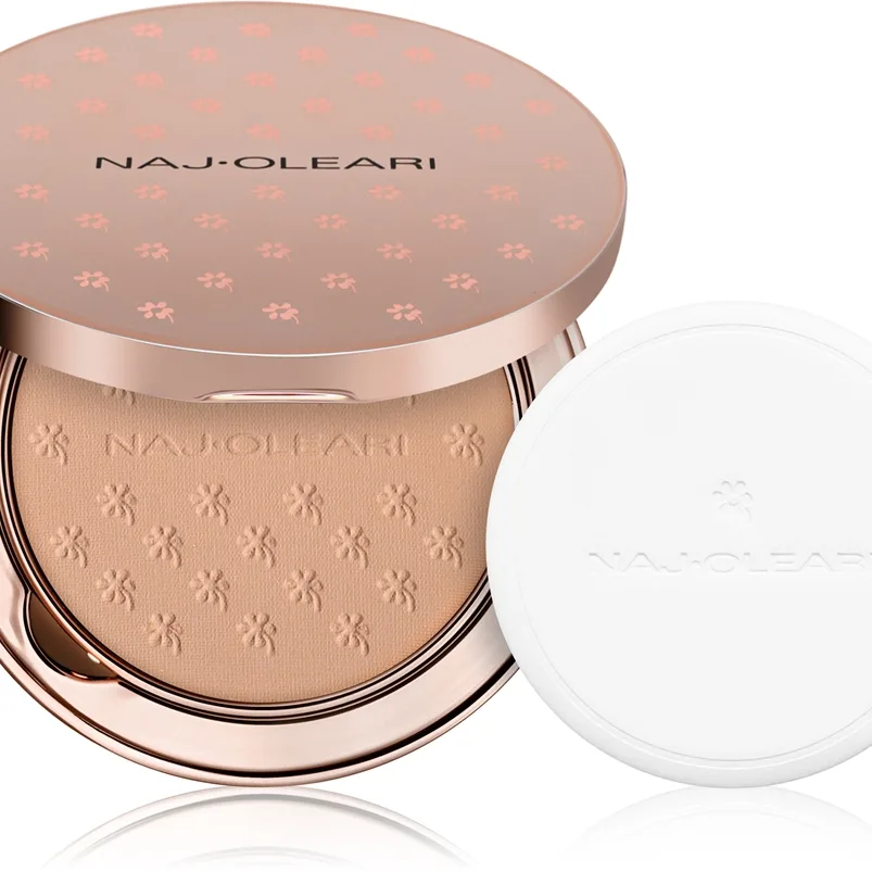 Naj Oleari Skin Caress Pressed Powder Kompakt puder med matterande effekt för Kvinnor 03 Sienna 9.5 g