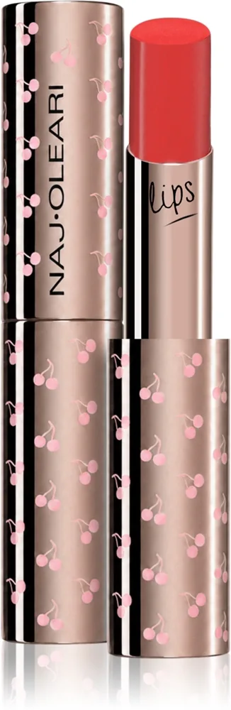 Naj Oleari True Icon Lipstick Satin läppstift för Kvinnor 10 Pomegranate Red 3 g