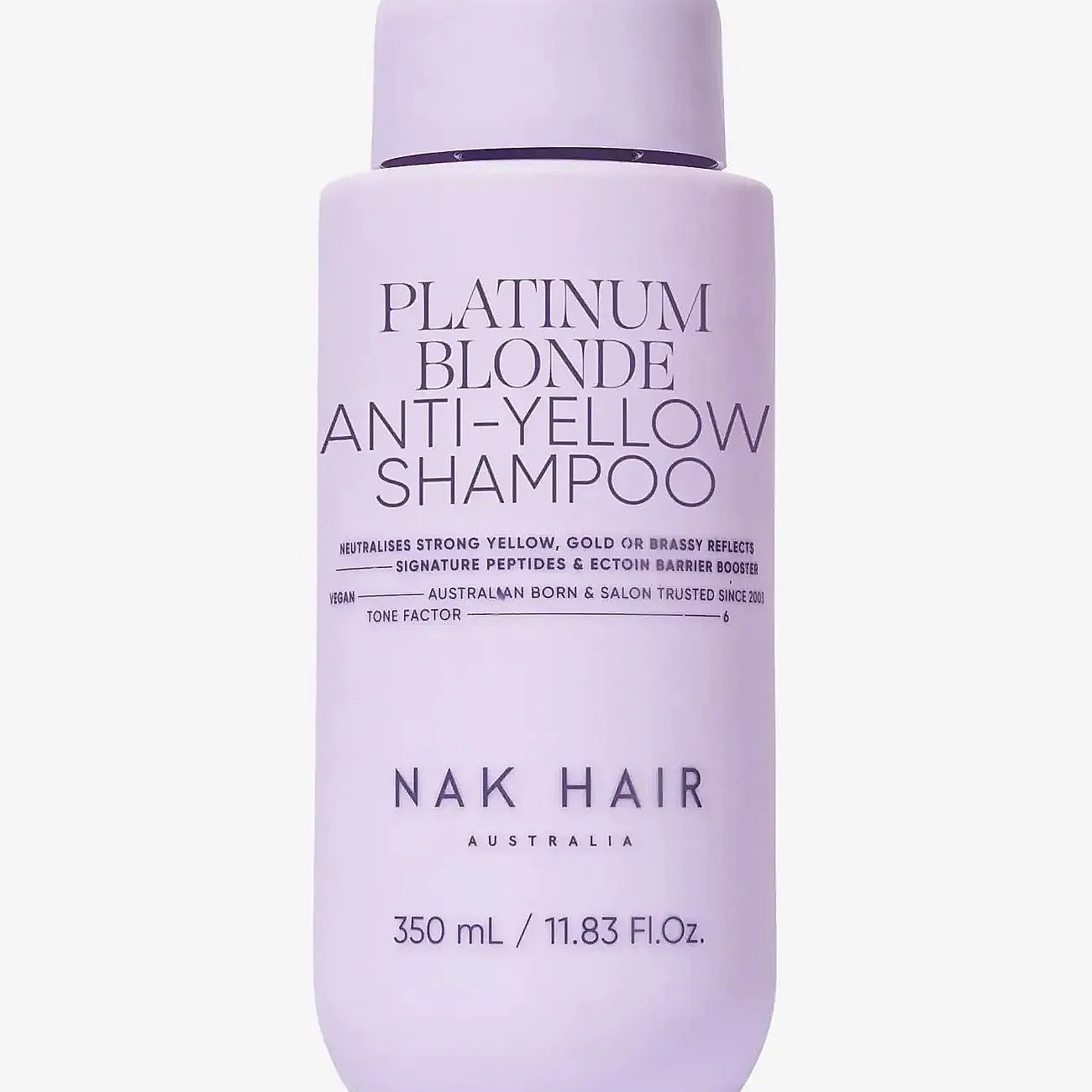 NAK HAIR Platinum Blonde Anti-Yellow Shampoo - Nude - 350 ML