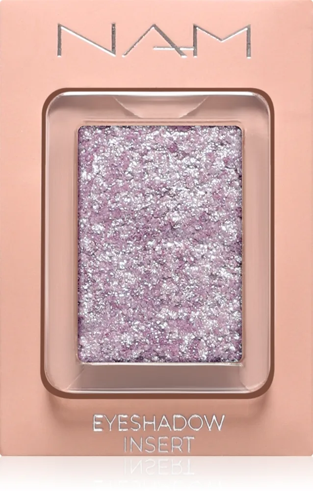 NAM Foil Eyeshadow kimalteleva luomiväri sävy 1 Frosty Silver 2.5 g