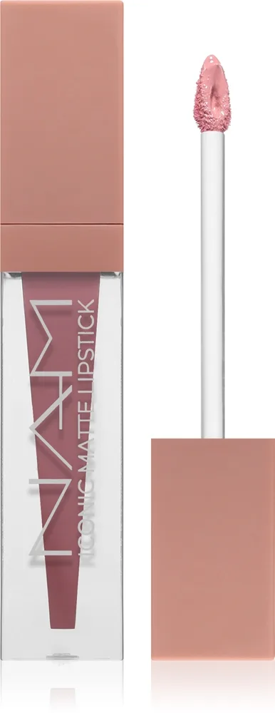 NAM Iconic Matte Lipstick kosteuttava nestemäinen mattahuulipuna sävy 6 Vanilla Queen 3.5 ml