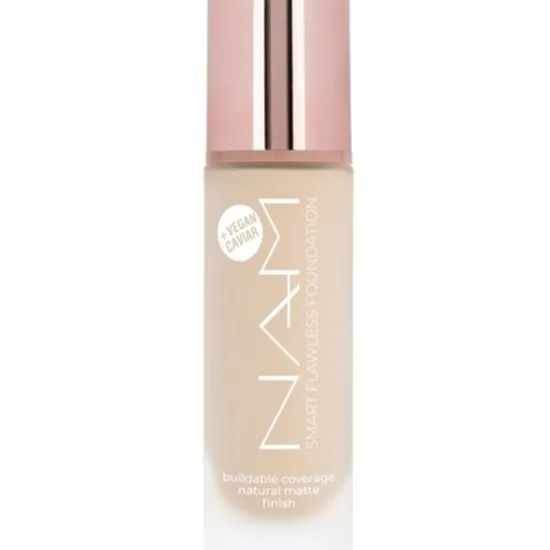 NAM Smart Flawless Långvarig mattifierande foundation Skugga 2 Naked 30 ml