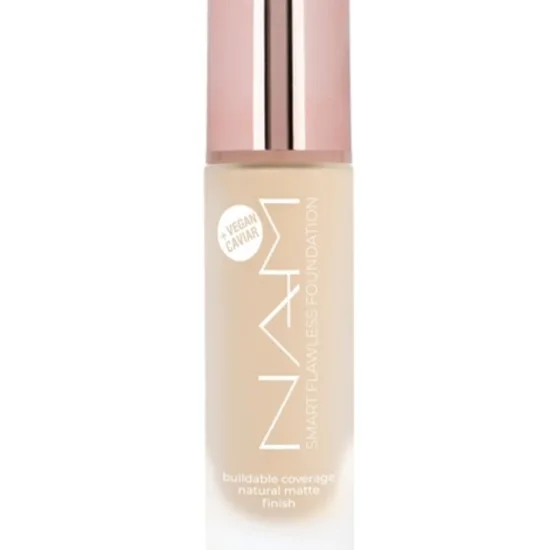 NAM Smart Flawless pitkäkestoinen mattapinnan antava meikkivoide sävy 3 Warm Nude 30 ml