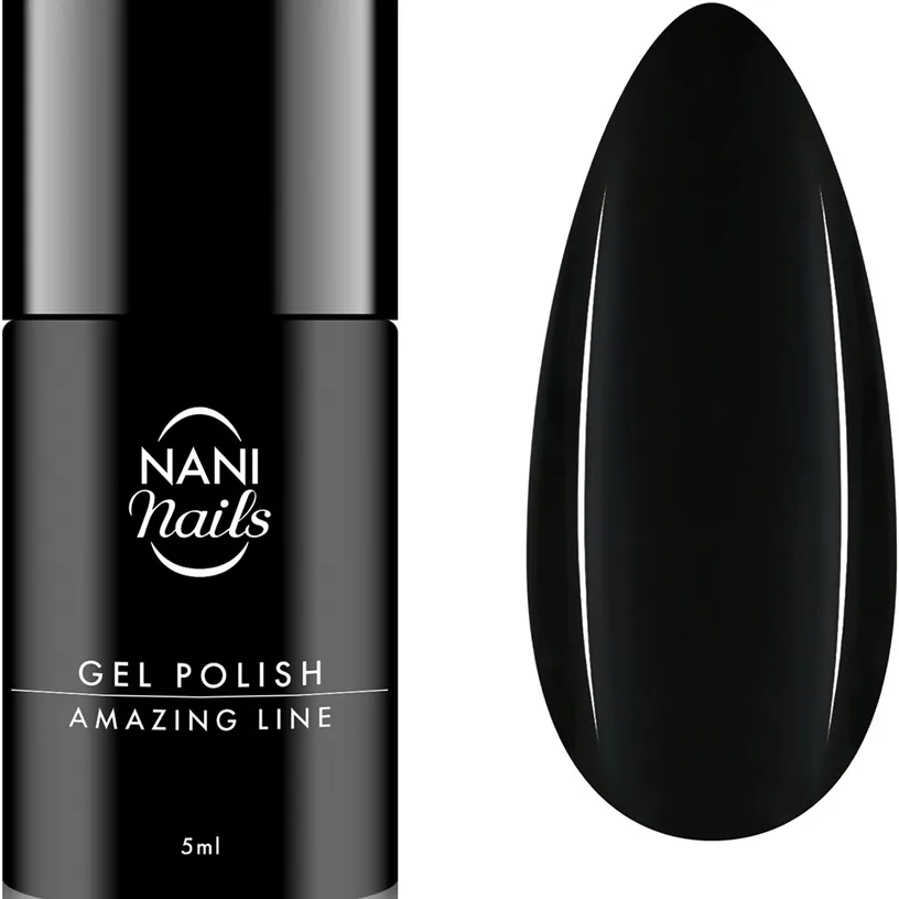NaniNails NANI Amazing Line Gel neglelak Skygge Black Tie 5 ml