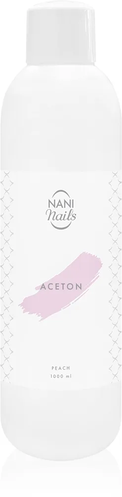 NaniNails NANI Peach Ren acetone til at fjerne gele på neglene 100 ml