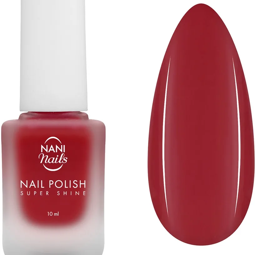 NaniNails NANI Super Shine Langtidsholdbar neglelak Skygge Redcurrant 10 ml