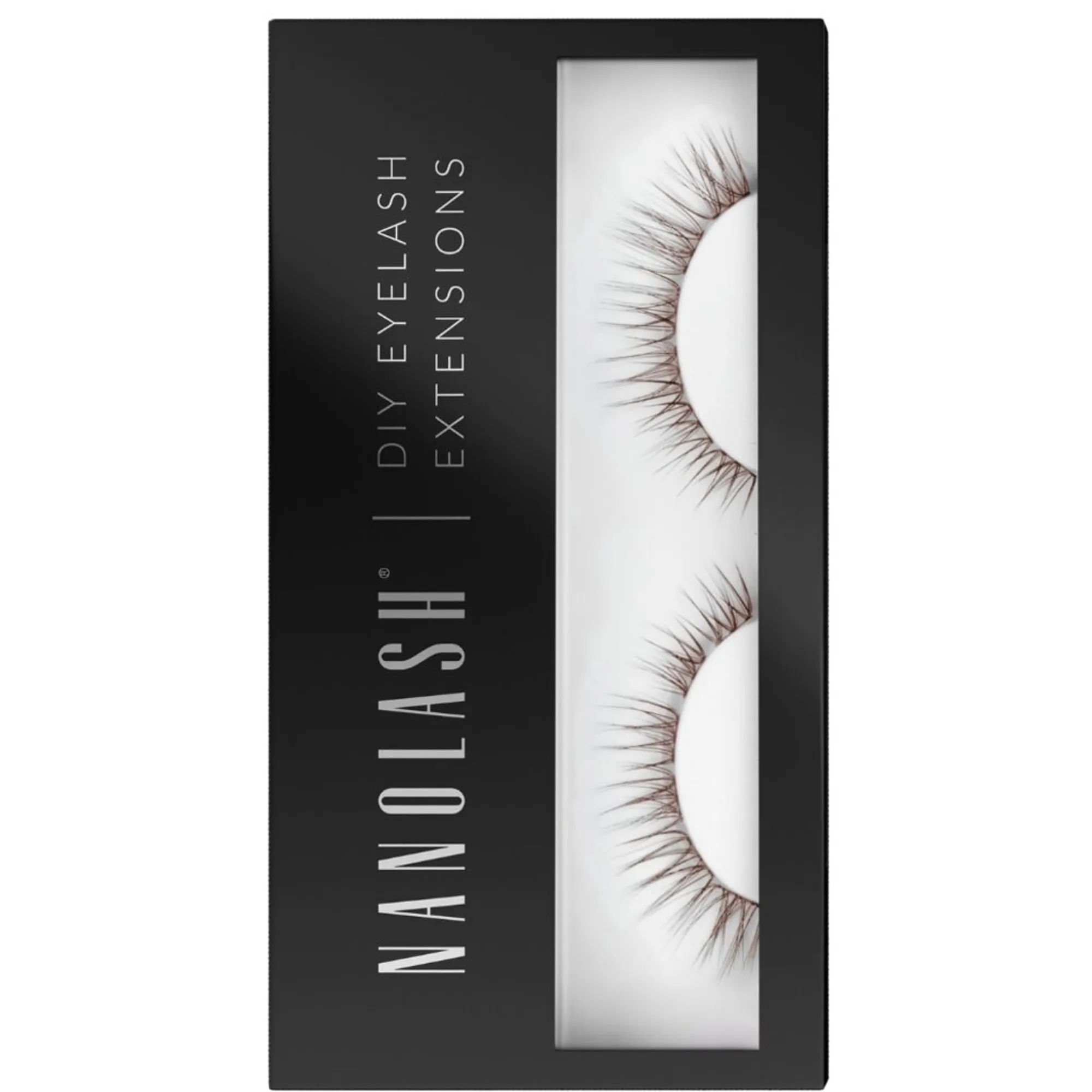 NANOLASH DIY Eyelash Extensions INNOCENT - Brown Ripset