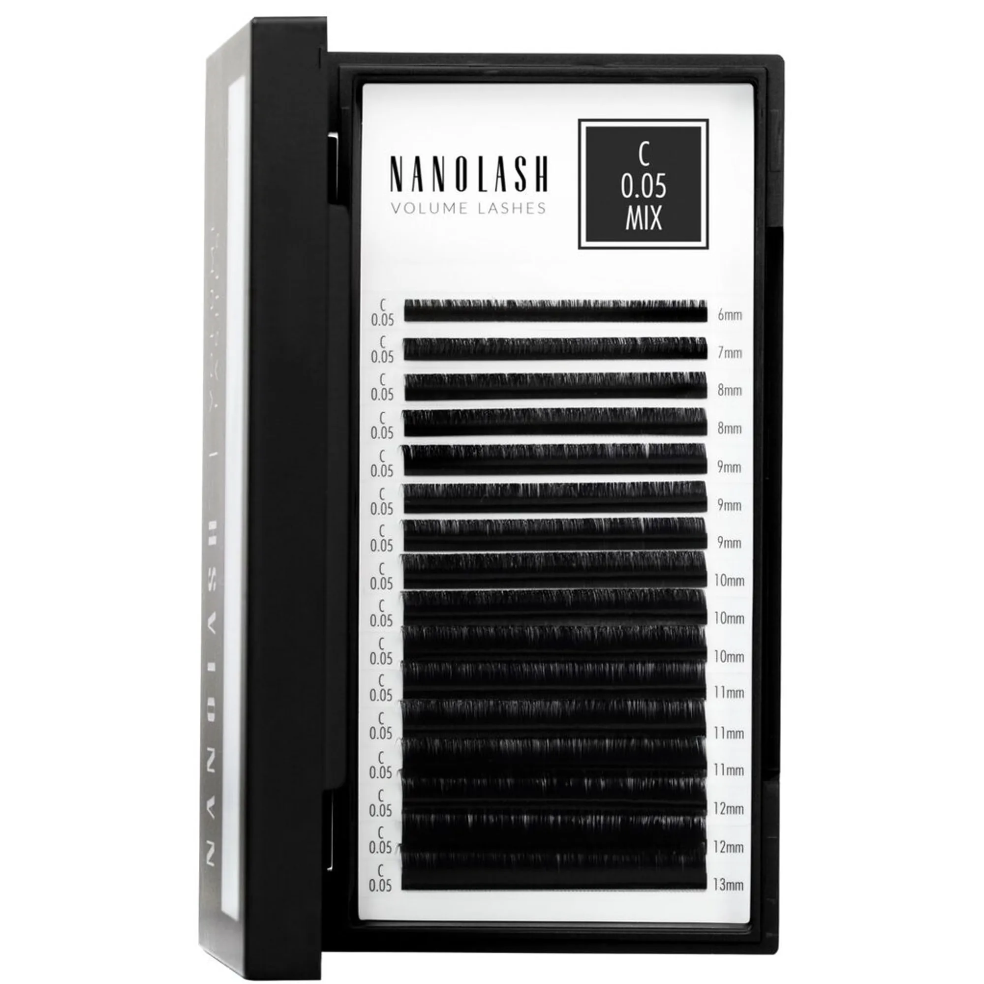 NANOLASH Volume Lashes 0.05 C 6-13mm Ripset