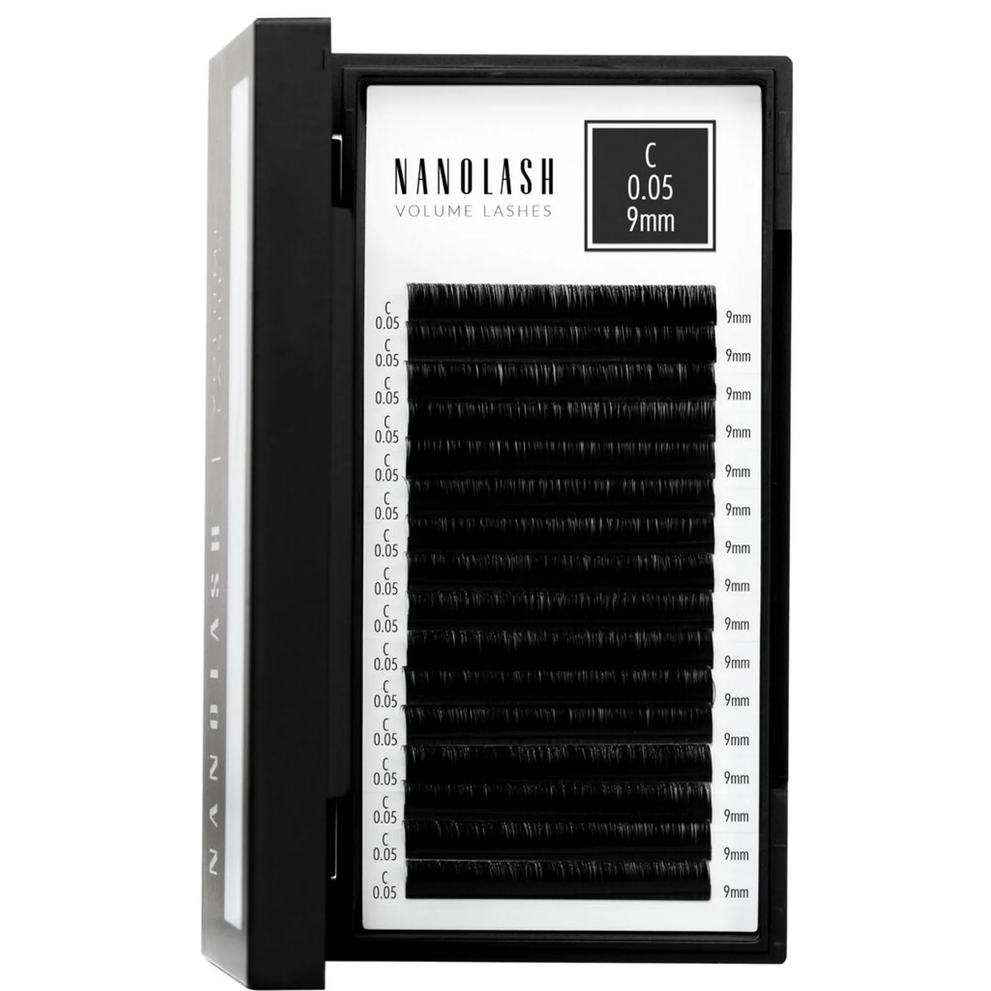 NANOLASH Volume Lashes 0.05 C 9mm Ripset