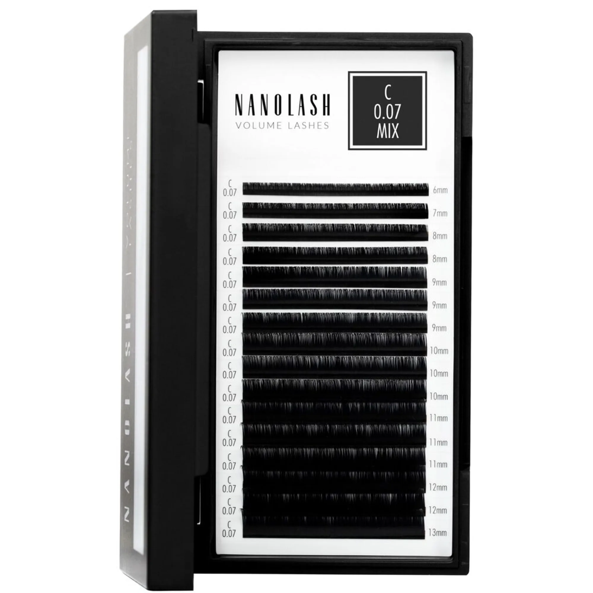 NANOLASH Volume Lashes 0.07 C 6-13mm Ripset