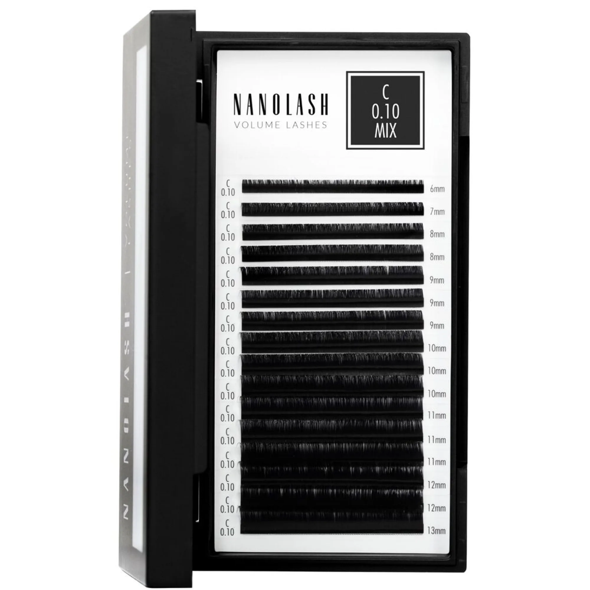 NANOLASH Volume Lashes 0.10 C 6-13mm Ripset