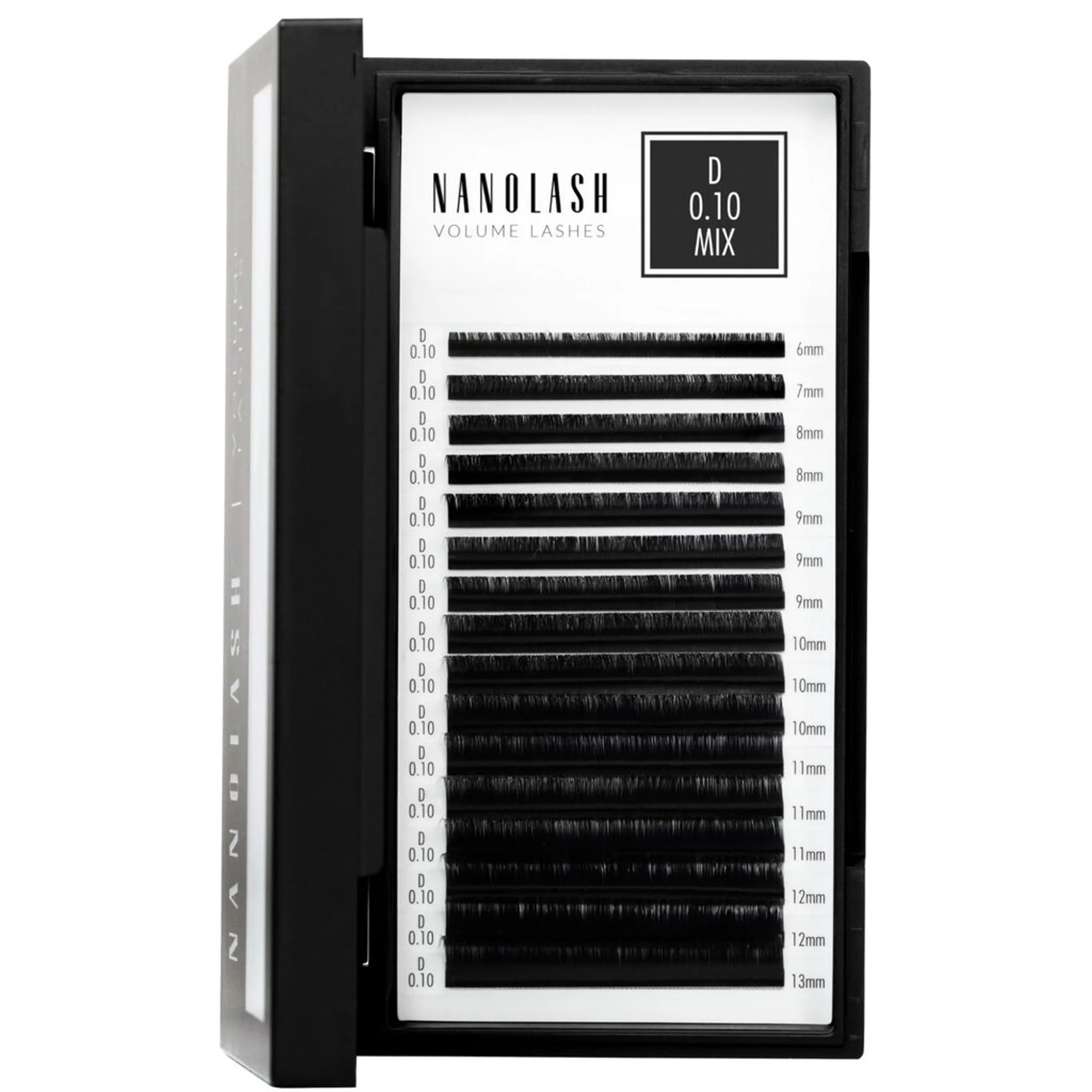 NANOLASH Volume Lashes 0.10 D 6-13mm Ripset