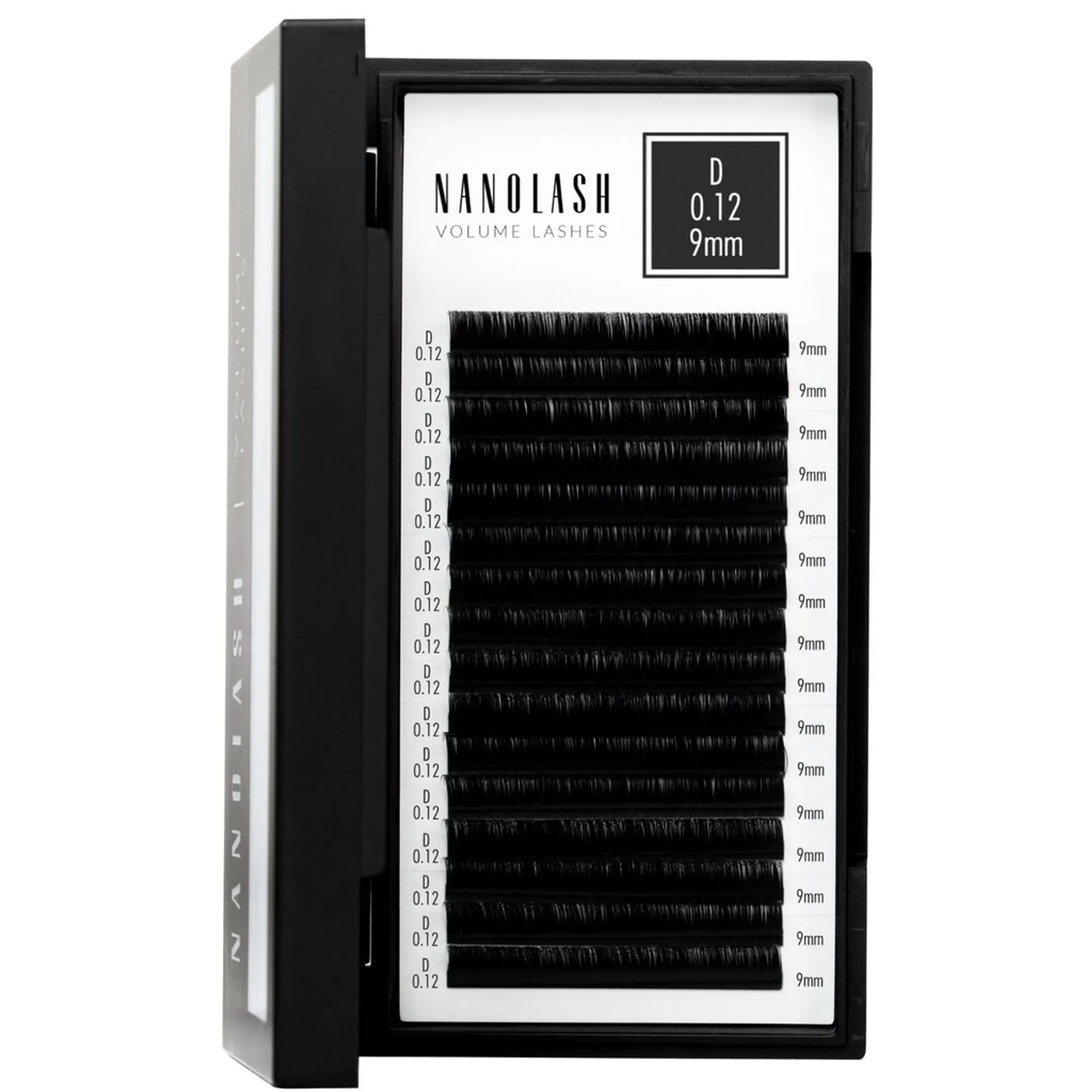 NANOLASH Volume Lashes 0.12 D 9mm Ripset