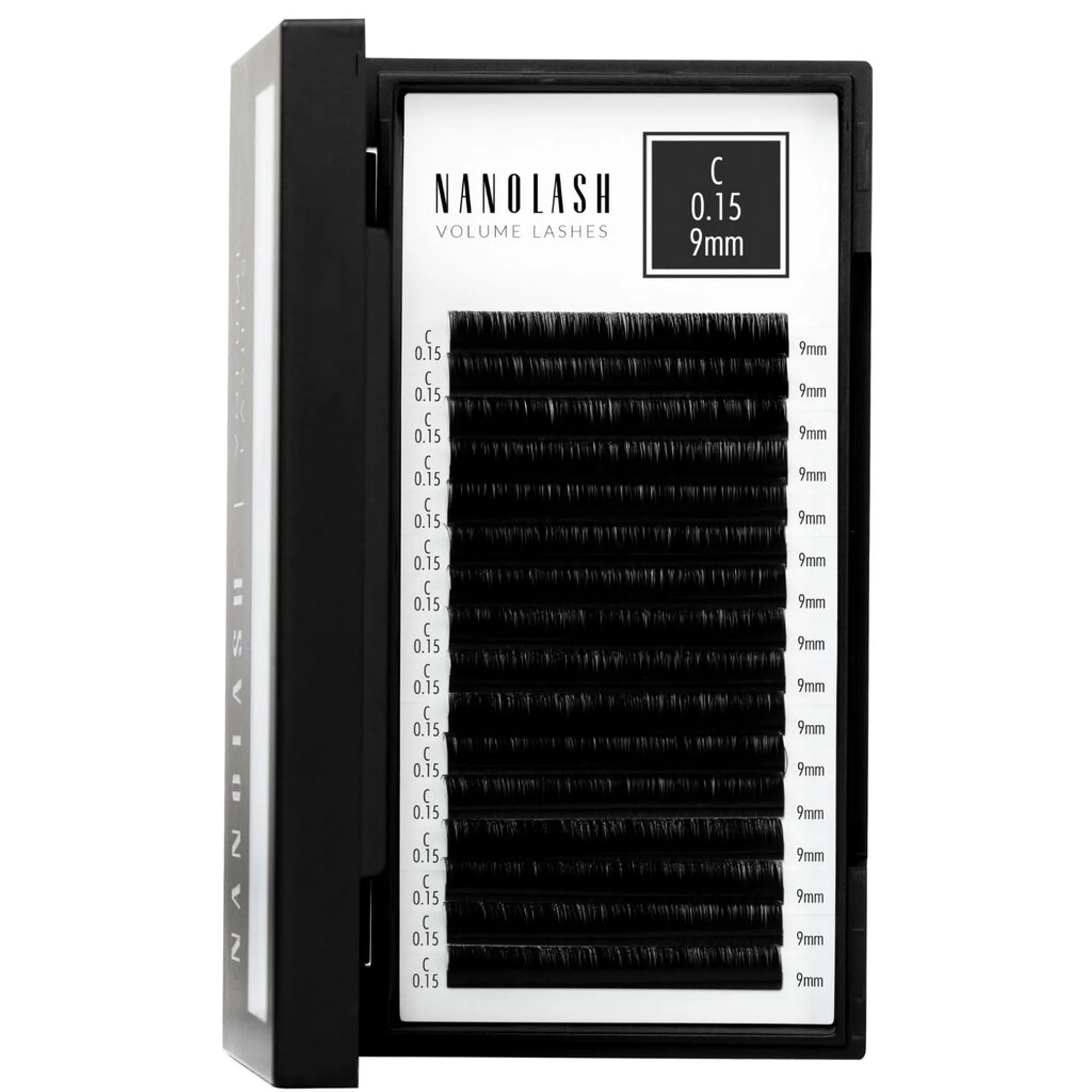 NANOLASH Volume Lashes 0.15 C 9mm Ripset