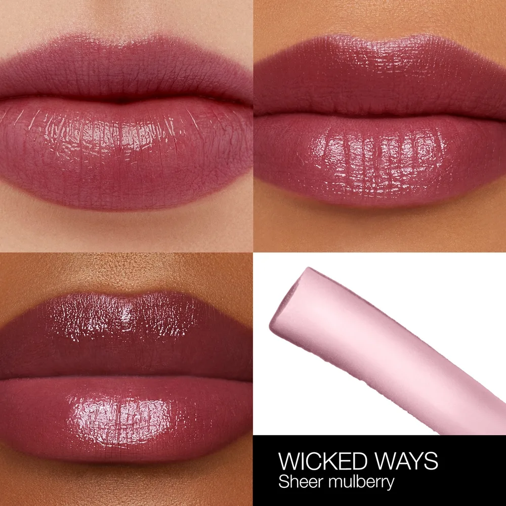 NARS AFTERGLOW fuktighetsgivende leppepomade farge FAST LANE 3 g
