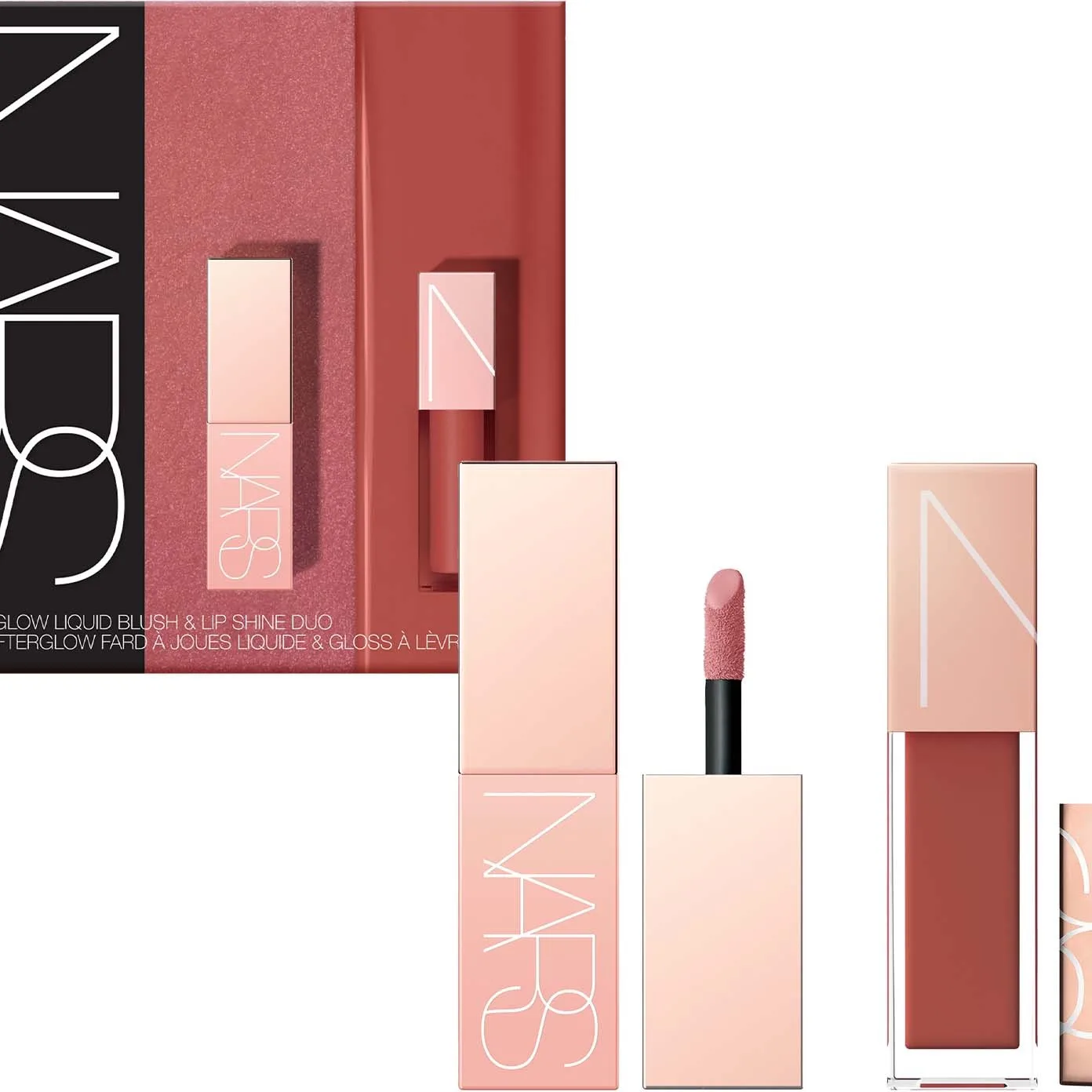 NARS Mini Afterglow Lipstick & Lip Shine Set 1 Dolce Vita & Arago