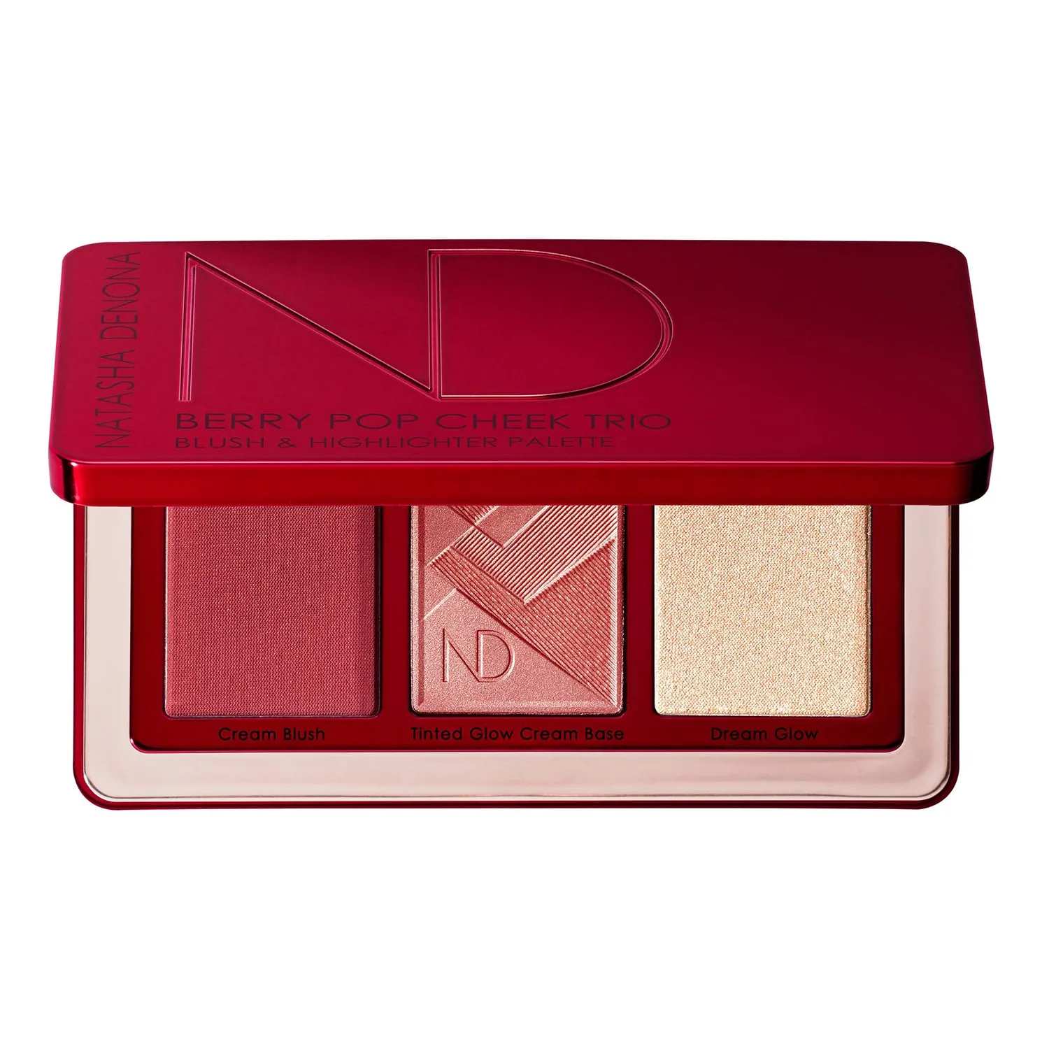 Berry Pop Cheek Trio - Blush & Highlighter Palette