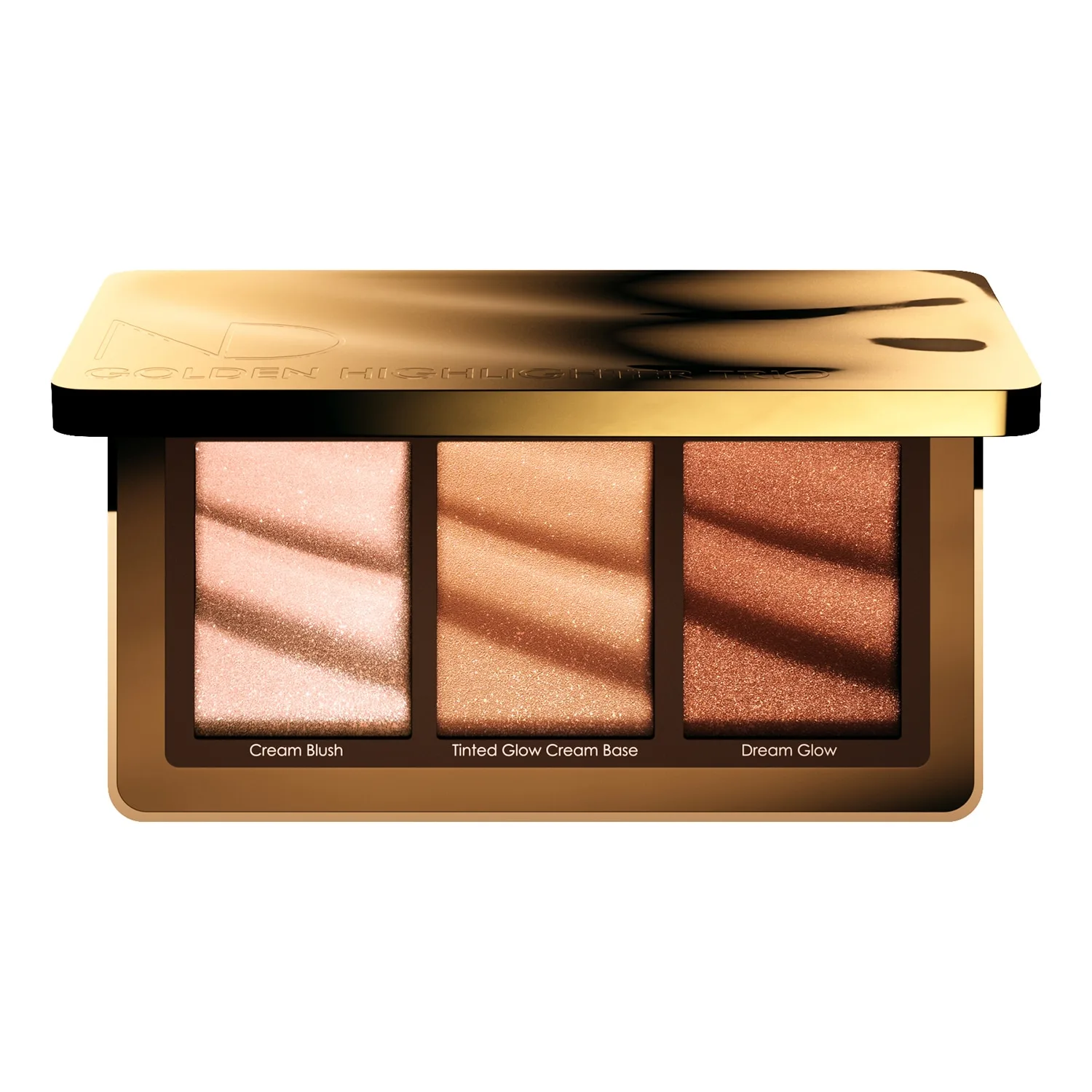 Golden Highlighter trio  - Allround-palett med hybrid-highlighters