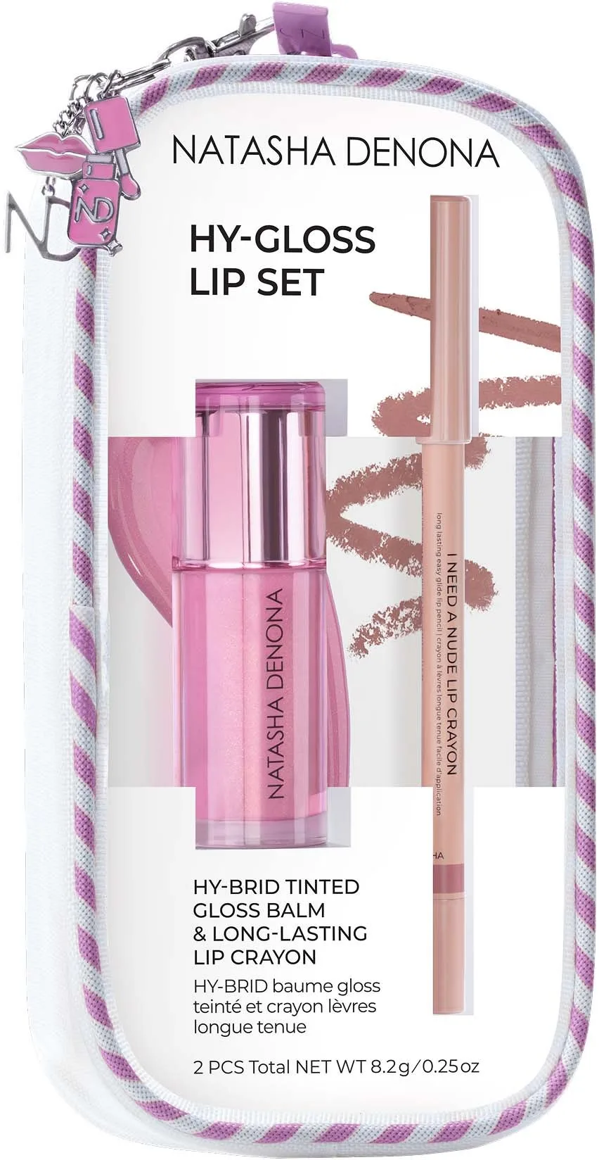 Natasha Denona HY-GLOSS Lip Set Lush Lila