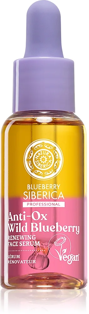 Natura Siberica Anti-Ox Wild Blueberry Fornyende ansigtsserum 30 ml