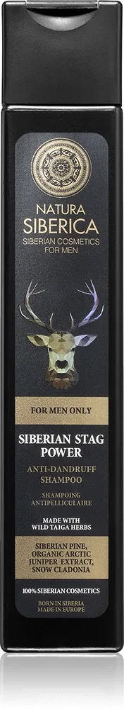 Natura Siberica For Men Only hilsettä ehkäisevä shampoo 250 ml