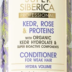 Natura Siberica Kedr, Rose & Protein volyymihoitoaine haurastuneille hiuksille 400 ml