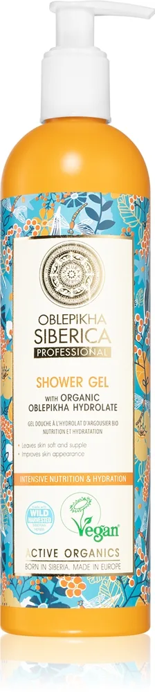 Natura Siberica Oblepikha (Sea-Buckthorn) Närande dusch-gel med återfuktande effekt 400 ml