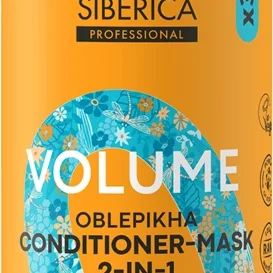 Natura Siberica Oblepikha Siberica Volume 2in1 hoitoaine ja naamio hiusten volyymia lisäävä 400 ml