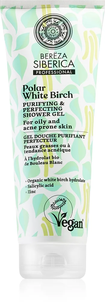 Natura Siberica Polar White Birch Kroppstvätt 200 ml
