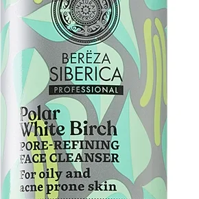 Natura Siberica Polar White Birch Rengöringsgel för por-åtdragning 145 ml