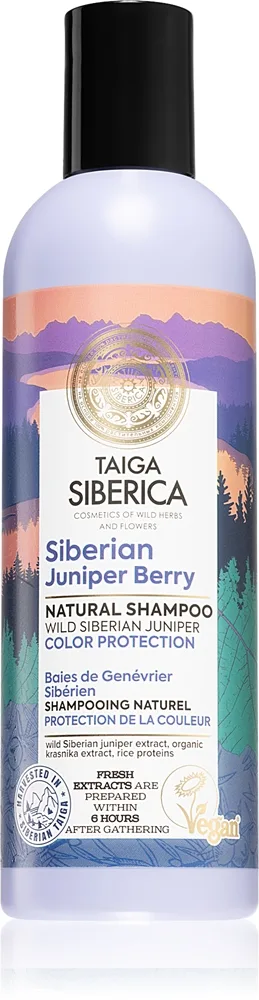 Natura Siberica Taiga Siberica Siberian Juniper Berry Färgskyddande schampo 270 ml