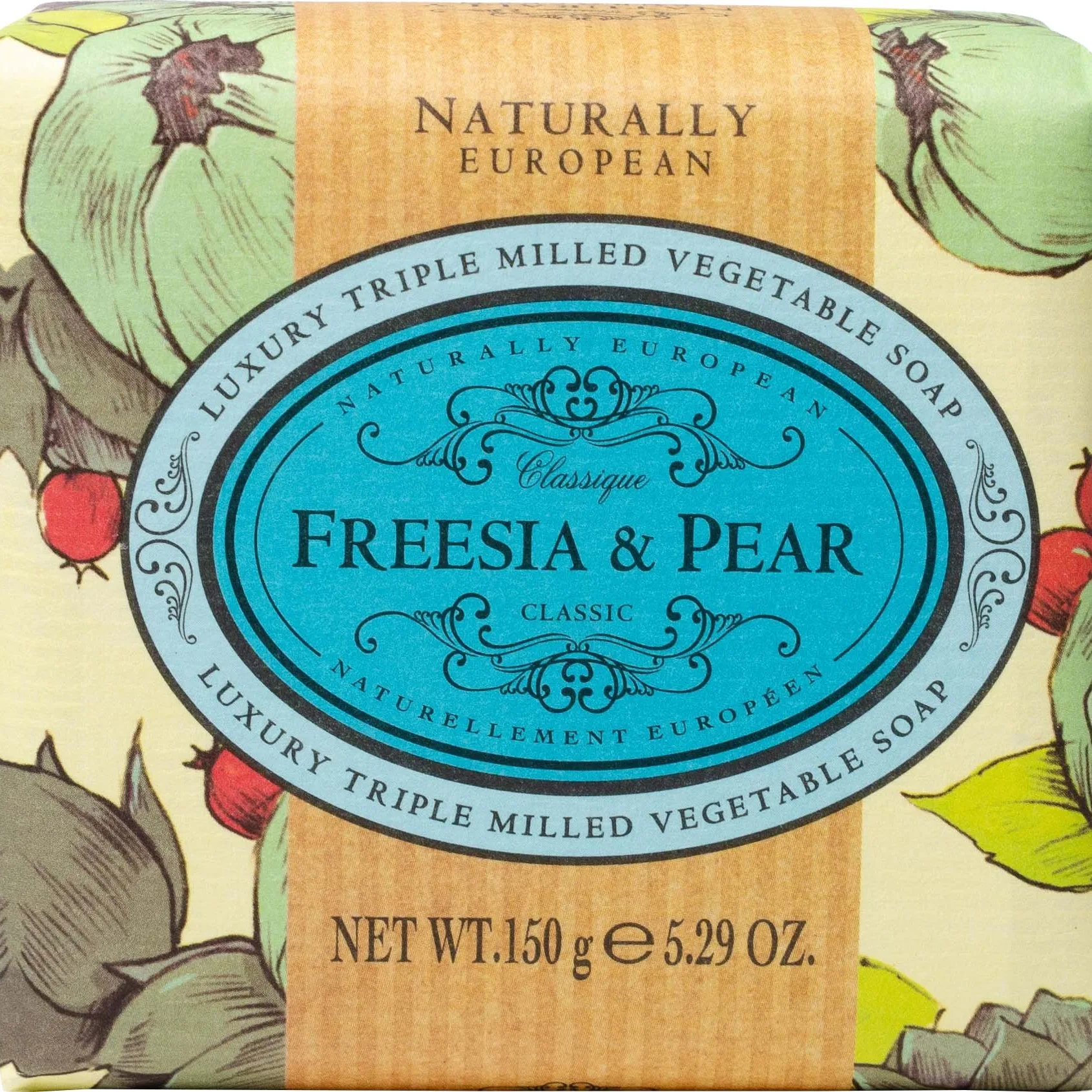 Naturally European Freesia & Pear Soap 150 g