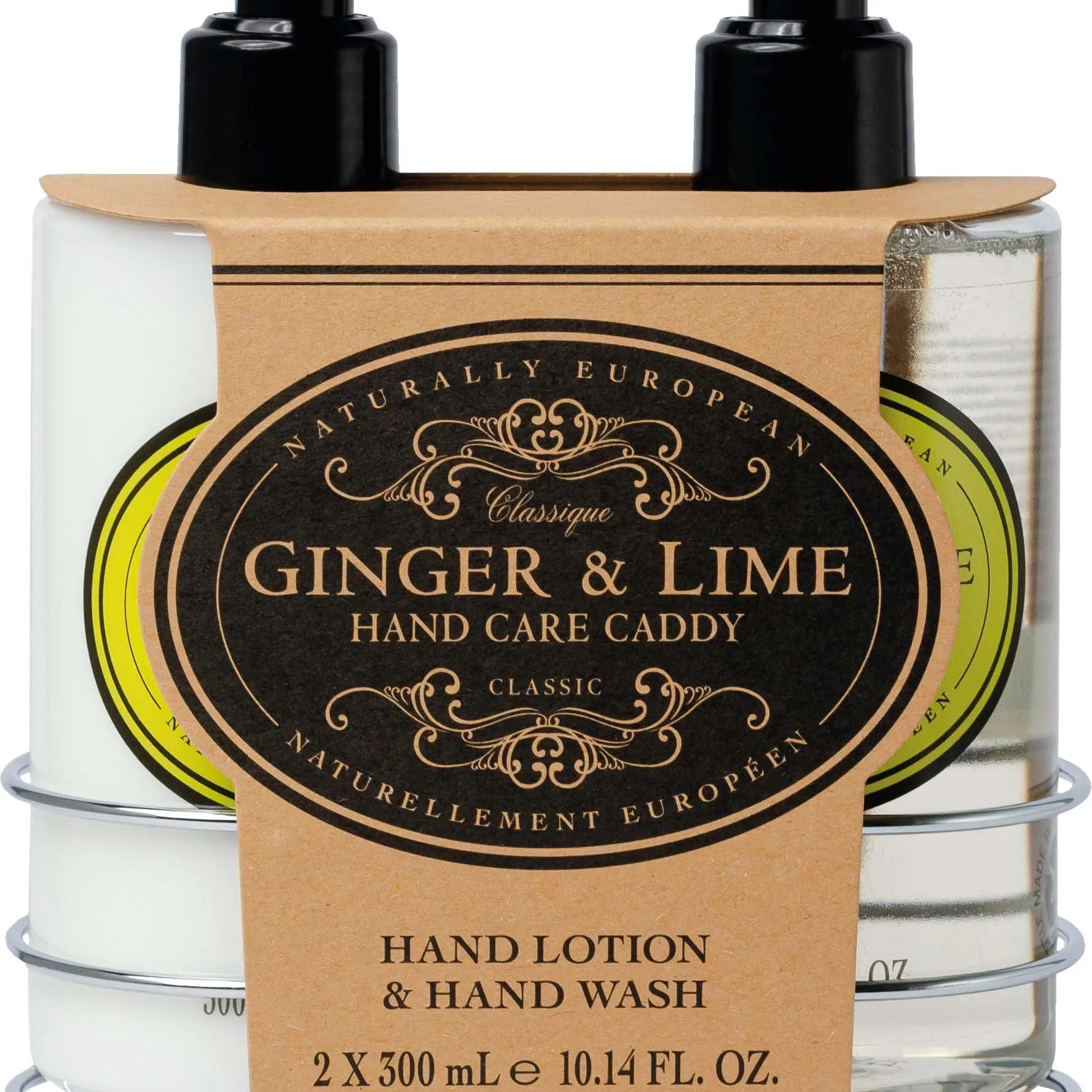 Naturally European Ginger & Lime Caddy set