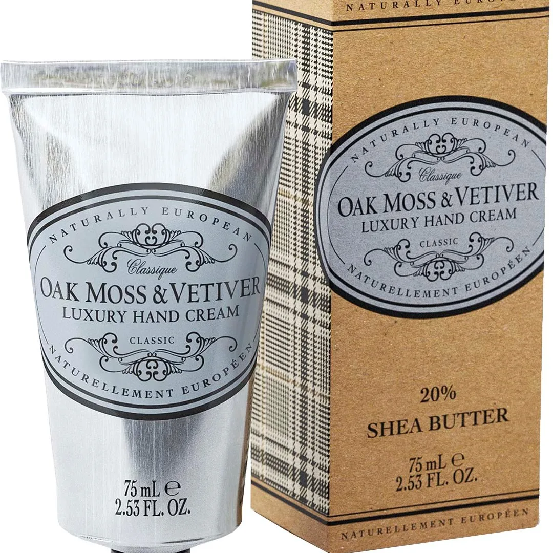 Naturally European Oak Moss & Vetiver Hand Cream 75 ml